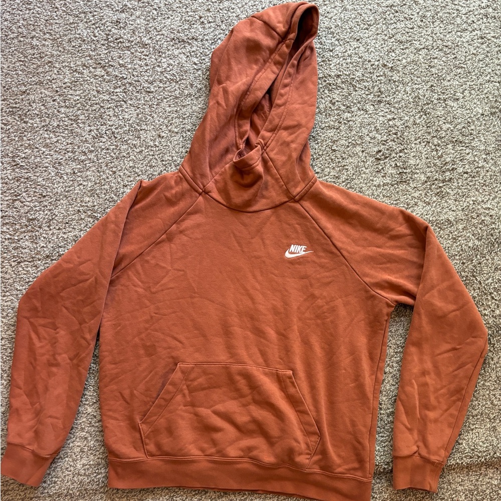 Nike Burnt orange hoodie